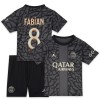 Oficiální Fotbalový Dres Paris Saint-Germain Fabian 8 Třetí 2023-24 pro Děti